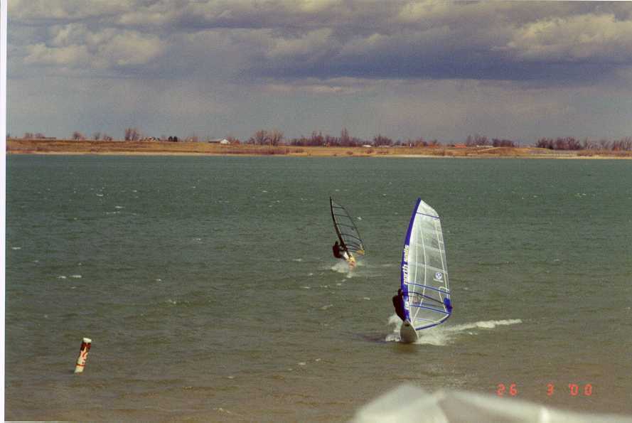 Boulder Reservoir Windsurfing